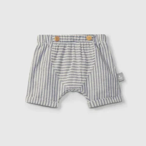 Shorts pull up in tessuto rigato