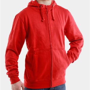 Felpa con cappuccio e cerniera