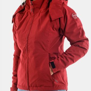 Giubbetto donna in softshell con cappuccio removibile