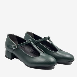 Vanity Heel Mary Jane – Décolleté vegan verde