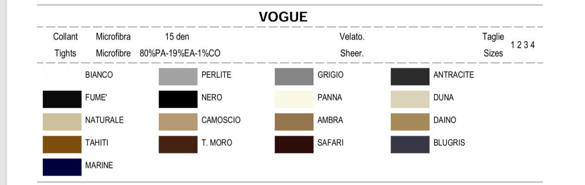 VOGUE COLLANT 15 microfibra - immagine 3