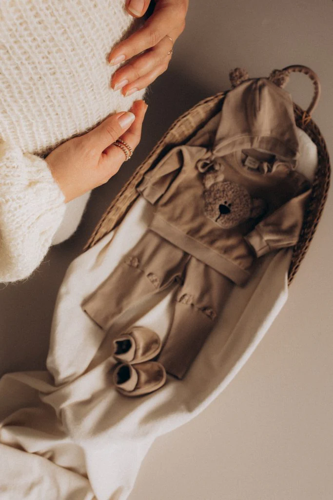 Leggings Neonato con Orecchie Orsetto - Cotone Organico GOTS Woolyorganic - immagine 3